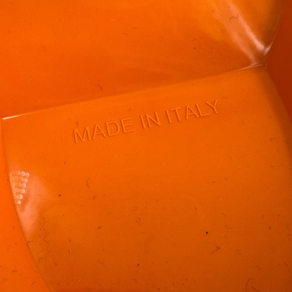 Majolini‎ Orange Rumex Bucket Patented Ice Wine Cooler Made in Italy
